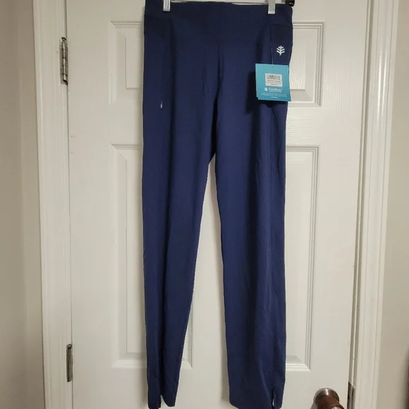 NWT Coolibar Azora Straight Leg Active Pants UPG 50+ size Medium.